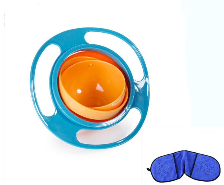 קערת תינוק שלא נשפכת — סיבוב 360° | סט 3 יחידות