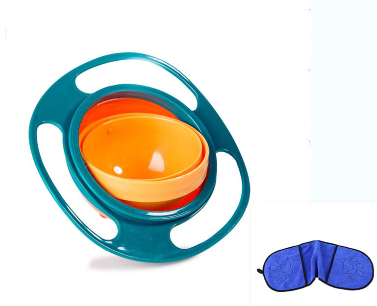 קערת תינוק שלא נשפכת — סיבוב 360° | סט 3 יחידות