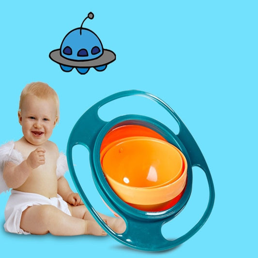 קערת תינוק שלא נשפכת — סיבוב 360° | סט 3 יחידות