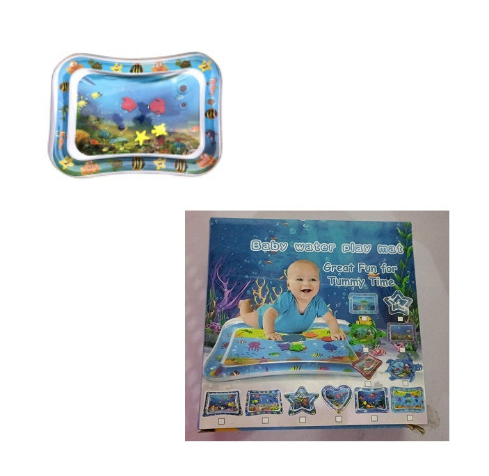 מזרן מים מתנפח לתינוק — כיף קיץ מגיל 0 עם דגים וכוכבים